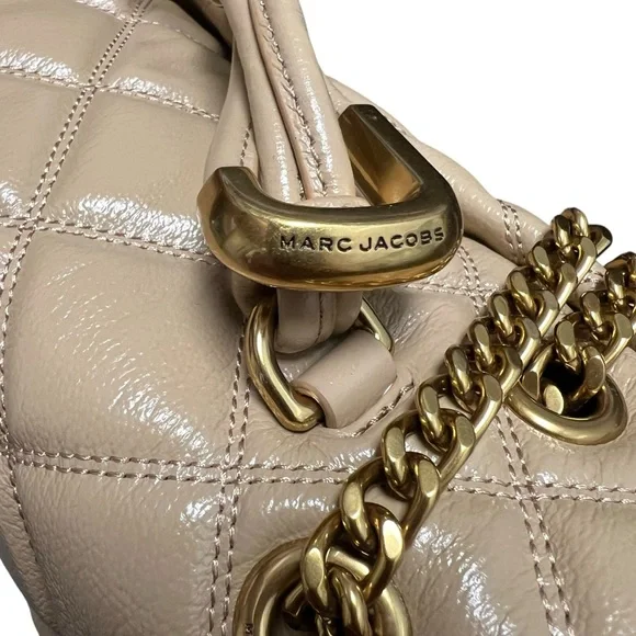 Marc Jacobs Tan Leather Quilted Handbag - Picture 11 of 13